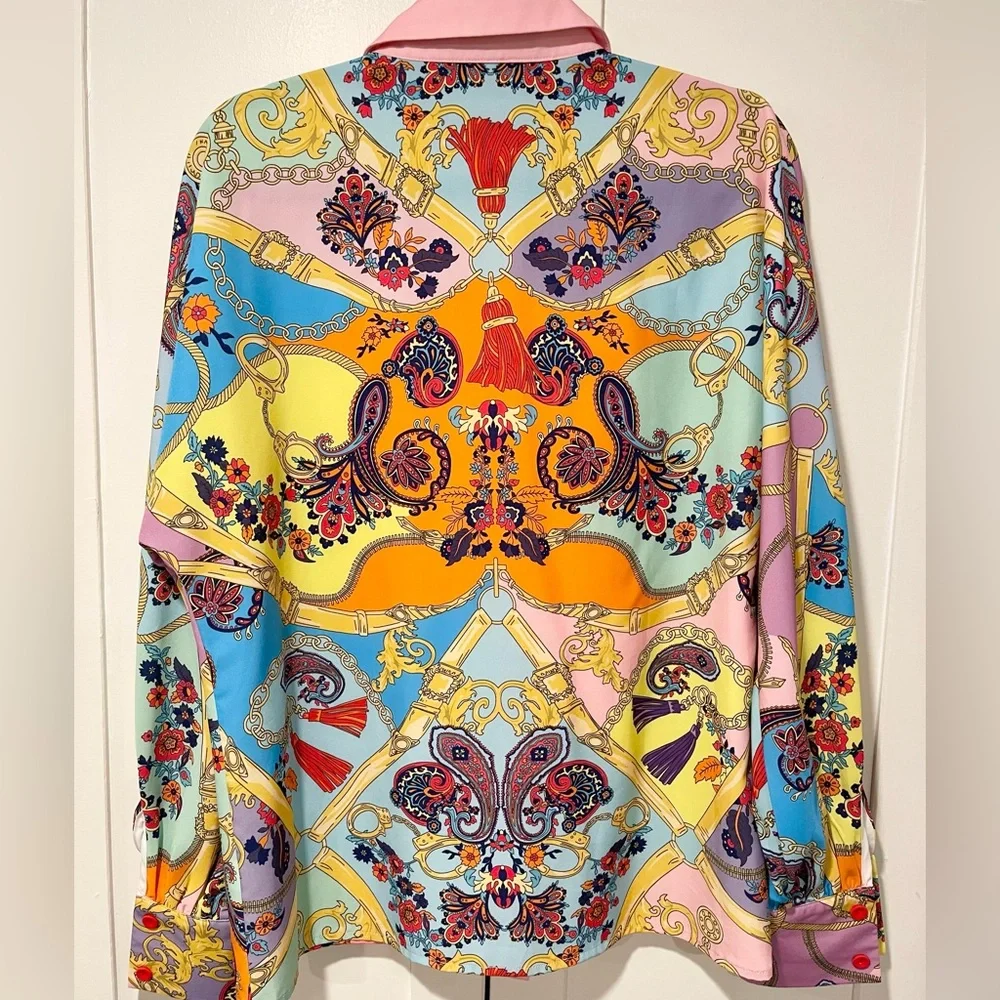 Vibrant Multicolor Women's Dress - Picture 11 of 16